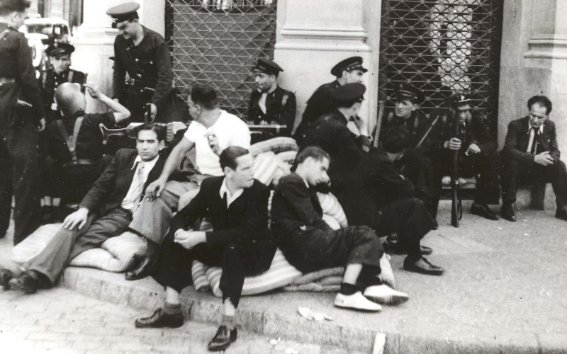 Volunteers Spanish Civil War in Barcelona, 1936 (Amsab-ISH)